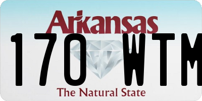 AR license plate 170WTM