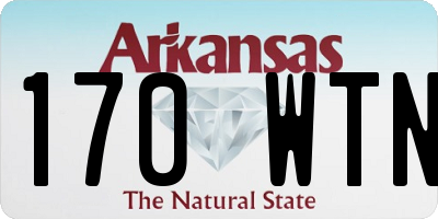 AR license plate 170WTN