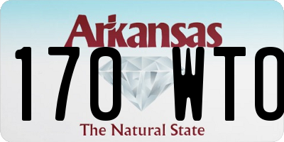 AR license plate 170WTO