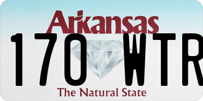 AR license plate 170WTR