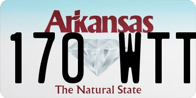 AR license plate 170WTT