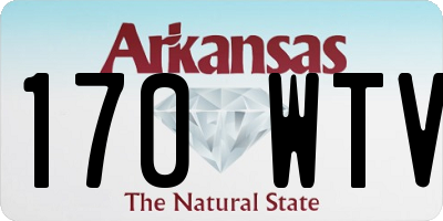 AR license plate 170WTV