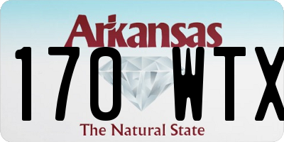 AR license plate 170WTX