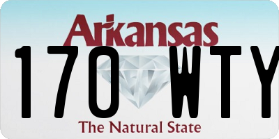 AR license plate 170WTY