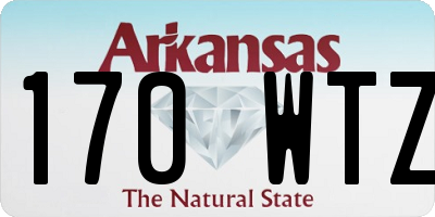 AR license plate 170WTZ