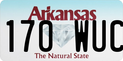 AR license plate 170WUC