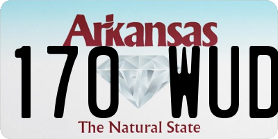 AR license plate 170WUD