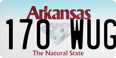 AR license plate 170WUG