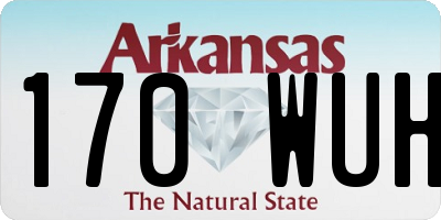 AR license plate 170WUH