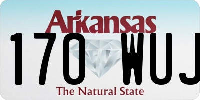 AR license plate 170WUJ