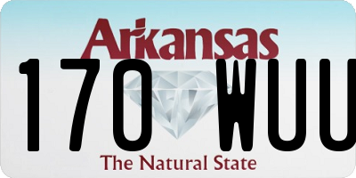 AR license plate 170WUU