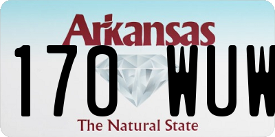 AR license plate 170WUW