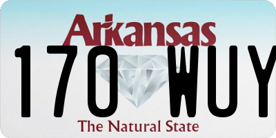 AR license plate 170WUY