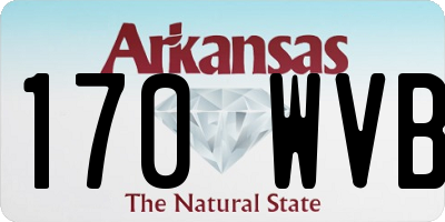 AR license plate 170WVB