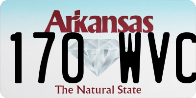 AR license plate 170WVC
