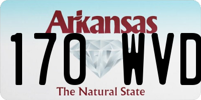 AR license plate 170WVD