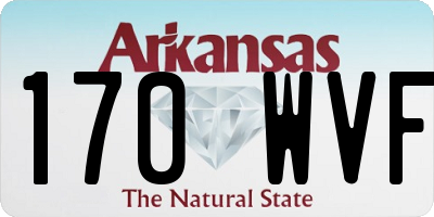 AR license plate 170WVF