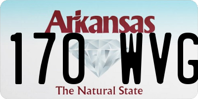 AR license plate 170WVG