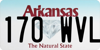AR license plate 170WVL