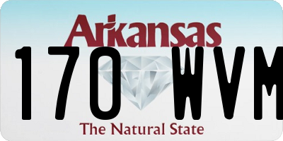 AR license plate 170WVM