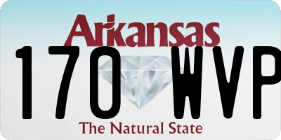 AR license plate 170WVP