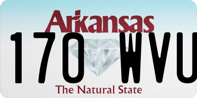 AR license plate 170WVU