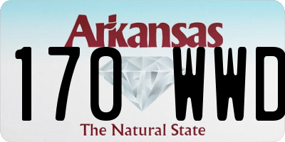 AR license plate 170WWD