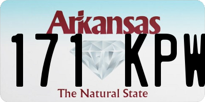 AR license plate 171KPW