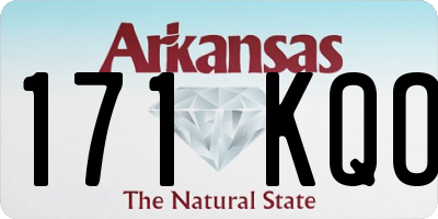AR license plate 171KQO