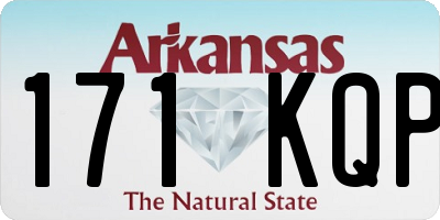 AR license plate 171KQP
