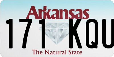 AR license plate 171KQU