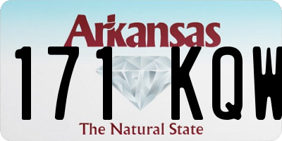 AR license plate 171KQW