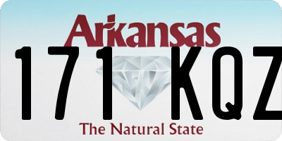 AR license plate 171KQZ