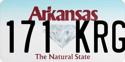 AR license plate 171KRG