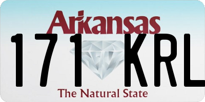 AR license plate 171KRL