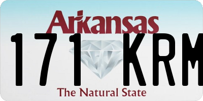 AR license plate 171KRM