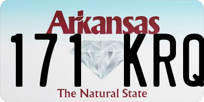 AR license plate 171KRQ