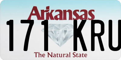 AR license plate 171KRU