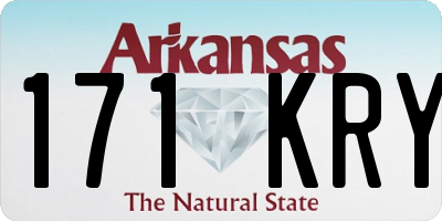 AR license plate 171KRY