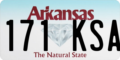 AR license plate 171KSA