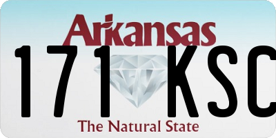 AR license plate 171KSC