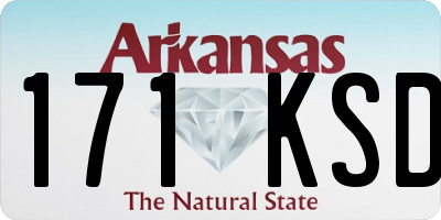 AR license plate 171KSD