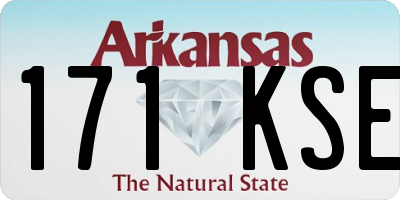 AR license plate 171KSE
