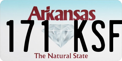 AR license plate 171KSF