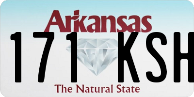 AR license plate 171KSH