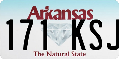 AR license plate 171KSJ
