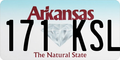 AR license plate 171KSL