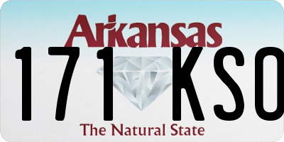 AR license plate 171KSO