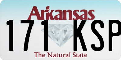 AR license plate 171KSP