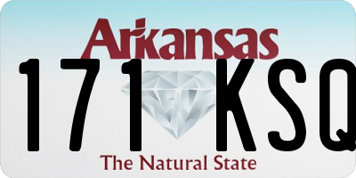 AR license plate 171KSQ